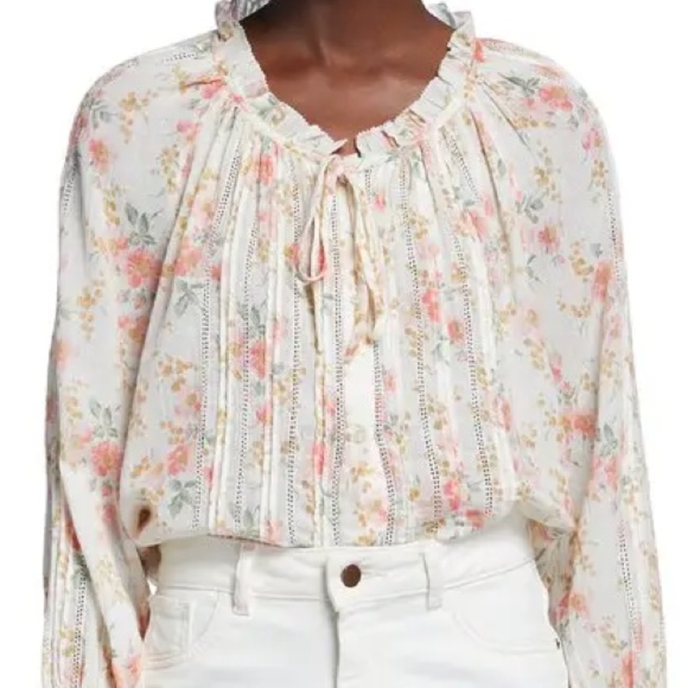 The Great. The valley floral print top